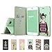 iPhone 6 Plus Case, ESR Illustrators Series Protective Case Wallet [Multi-Stand View Angles] Flip Cover Folio Case for 5.5 inches iPhone 6 Plus(Mr.Wow)