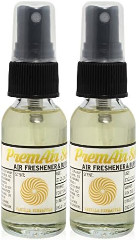 PremAir Scents (Yellow) - Home & Car Air Freshener & Burning Oil. Killing Strong Odors Fast. Only 1 Spray needed, Super Concentrated formula. The best home and car odor neutralizer and air freshener on the market! Eliminates all odors. Two Pack: (2) 1 oz. Bottles.