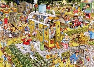 Childrens Toyshop  Toys : Falcon Deluxe Puzzle - I Love My Allotment (1000 pieces)