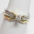 14K Two-Tone Gold Diamond Wedding Set