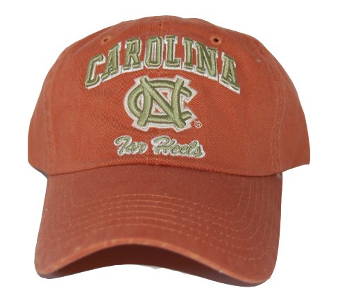 New North Carolina Tarheels Golf Cotton College Hat - Orange Khaki Bill
