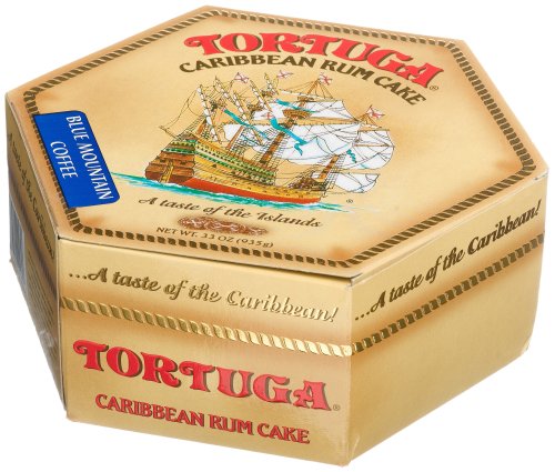 Tortuga Caribbean Rum Cake, Blue Mountain Coffee, 33-Ounce Box by Tortuga