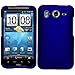 Blue Durable Protective Rubberized Crystal Hard Case Cover for AT&T Wireless New HTC Inspire 4G Android Smart Phone