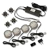 Westek XP40KC 20-Watt Xenon Accent Light Kit, 4 Pack, Nickel