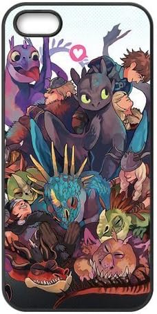 FEEL.Q- How to Train Your Dragon Toothless Personalized Custom Hard TPU Rubber iPhone 5 &amp; 5S Case Cover