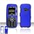 Soft RUBBER FEEL Blue Case Cover for Brand LG LX260 LX-260 Rumor Protective Cell Phone Hard SNAP-ON