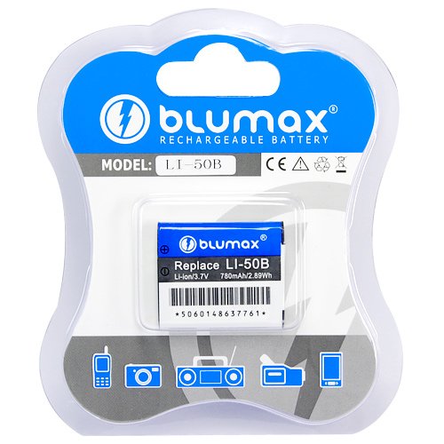 Blumax Akku f&uuml;r Olympus LI-50B / Pentax D-Li92 / Pentax Optio I-10 / RZ10 / X70 / Olympus  Preisvergleich