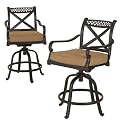 Tiverton 2009 Metal Swivel Bar Stool – Set of 2