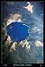 Laminated Crater Lake National Park, Oregon poster photo print view map International Space station: 24"x36" glossy
