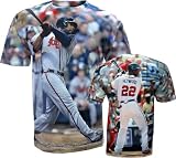 Jason Heyward Atlanta Braves Youth Hi-Def Sublimated Dye Photo T-Shirt