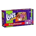 Luvs Premium Stretch Diapers with Ultra Leakguards, Newborn (4-10 Lbs), 38-Count Packages (Case of 4) (152 Diapers)