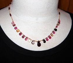 Faceted Tourmaline 14K