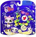 Littlest Pet Shop Assortment 'B' Series 2 Collectible Figure Bear with Leaf Chair