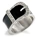 Jewelry - Belt Design Clear Swarovski Ring