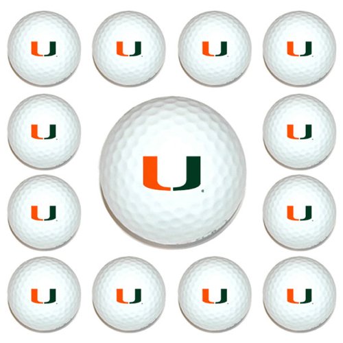 Miami Fl Hurricanes Dozen Pack Of Golf Balls From Team Golf