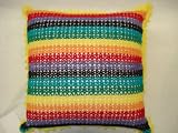 CROCHET STRIPE PILLOW