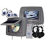(2) NEW 7" LCD Headrest Car Monitors DVD Player USB SD