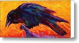 Raven Canvas Print / Canvas Art - Artist Marion Rose