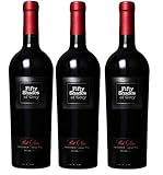 2012 Fifty Shades of Grey Red Satin Wine Gift Set with Gift Box, 3 x 750 mL