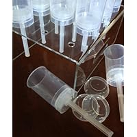 Push Pop Containers 18 Count Combo Pack - 18 Push Pop Containers and 18 Hole Acrylic Stand!