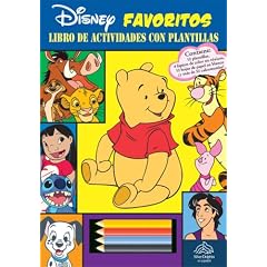 Libro de Actividades Con Plantillas: Disney Animales: Animals Stencil (Libro De Actividades Con Plantillas / Book of Activities With Plantilla)