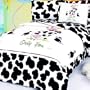 Designer Le Vele , Twin Duvet Set , Happy Cow , 4 Piece Set [Misc.]