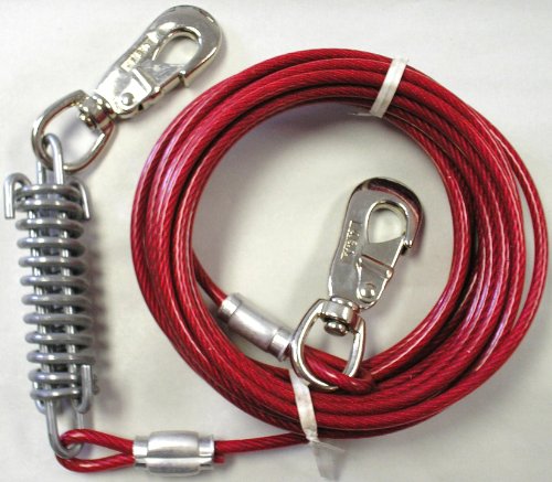 20' Large Dog Tie Out Cable Leash