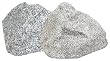 TIC OUTDOOR TFS5WG 100-Watt Terra-Forms Rock Speakers (White Granite)