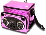 Pink Stereo Cooler Bag with Built In Radio & MP3/iPod Inputs