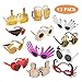 TD.IVES Funny Glasses Party Sunglasses Costume Sunglasses,12 Pack Cool Shaped Funny Party Hats