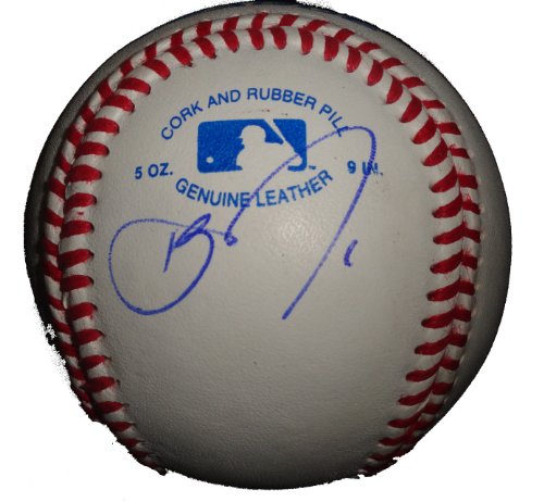 San Francisco Giants Barry Zito Autographed ROLB Baseball, Oakland Athletics, Proof Photo of Barry Signing for Us.