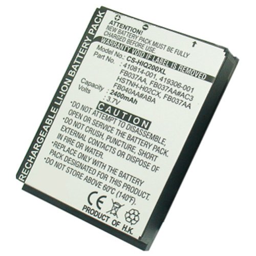 Bluetrade Akku Li-ion 3650 mah  f&uuml;r  iPAQ 200, 210, 211, 212, 214, 216            Extended Preisvergleich