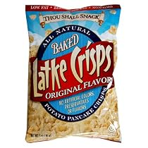Thou Shall Snack Latke Crisps, Original Flavor, 3-Ounce Bags (Pack of 12)
