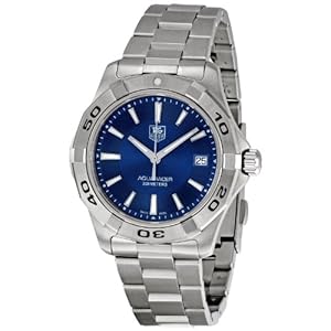 TAG Heuer Men's WAP1112.BA0831 Aquaracer Stainless Steel Blue Dial Watch