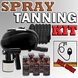 Wall Mount Sunless Spray Tanning KIT Machine Tampa Bay Solution Airbrush w/ Heat