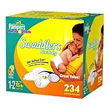 Pampers Diapers Swaddlers New Baby Size 1 - 2 / 234 Count