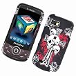 Samsung Behold 2 T939 (T-Mobile) Rubberized Snap-on Protector Hard Case Image Cover "Cross 'N Skull" Design