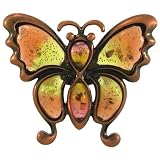 2 X 2 Butterfly Ring, Gpexclusive! In Amber With Copper, Antique Finish