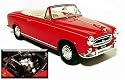 Diecast 1957 Peugeot 403 Cabriolet - 1:18 Scale