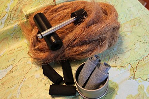 Wilderness Solutions Scout Fire Piston Extra Value Pack - FREE charcloth kit