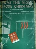 Twas the Night Before Christmas Vintage Choral Score