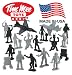 TimMee Galaxy Laser Team Reissue: 50 Piece Set of 2 inch Space Hero and Monster Toy Figures - Made in the USA !_s-1