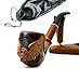 Pear Wood Hand Carved Tobacco Smoking Pipe 