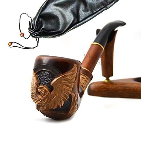 Pear Wood Hand Carved Tobacco Smoking Pipe 