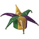 Glitz 'N Gleam Jester Hat (w/bells) Party Accessory  (1 count)
