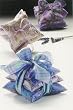 Sonoma Lavender Square Sachets - Embroidered Lavender Set of 3