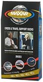 Maxar Graduated Light Compression Support Travel Socks (12-15 Mmhg), X-Large Beige