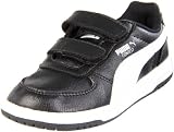Puma Contest LO V Sneaker (Toddler/Little Kid/Big Kid),Black/White,10 M US Toddler