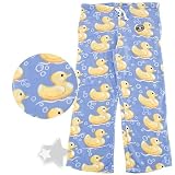 Rubber Ducky Fleece Pajama Pants for Women