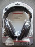 GEMBIRD LEATHER CUSHIONED HEADSET WITH BENDY MIC 3.5MM JACK CONNECTION Electronics